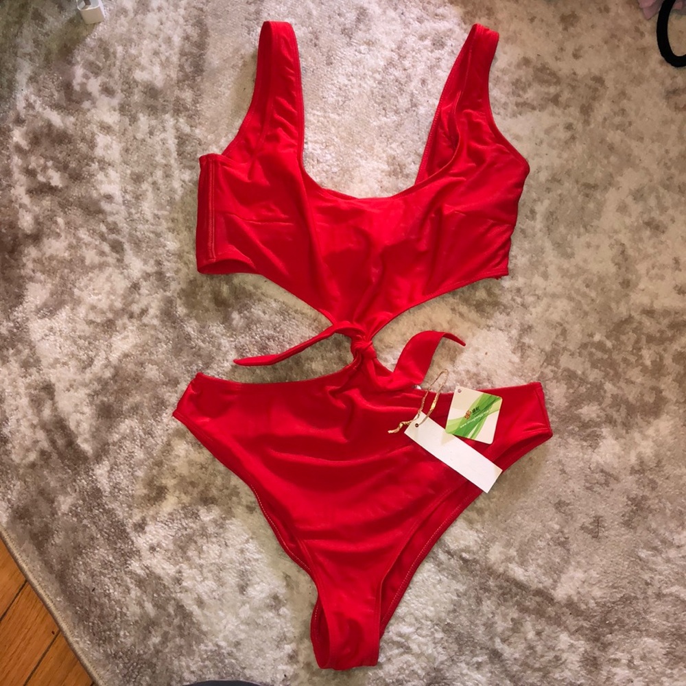 Fuller-bust swimsuit by Wolf & Whistle